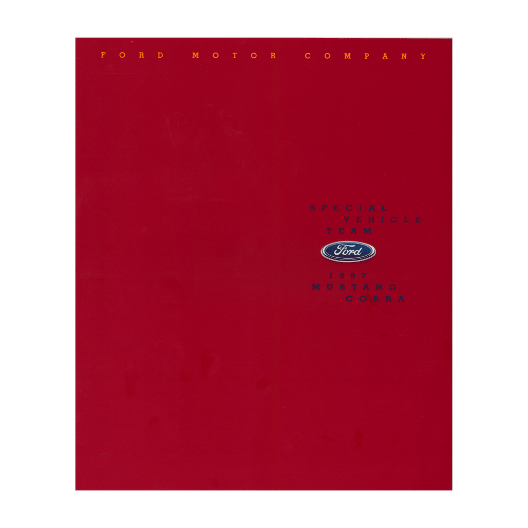 1997 Cobra Brochure - Ford Show Parts